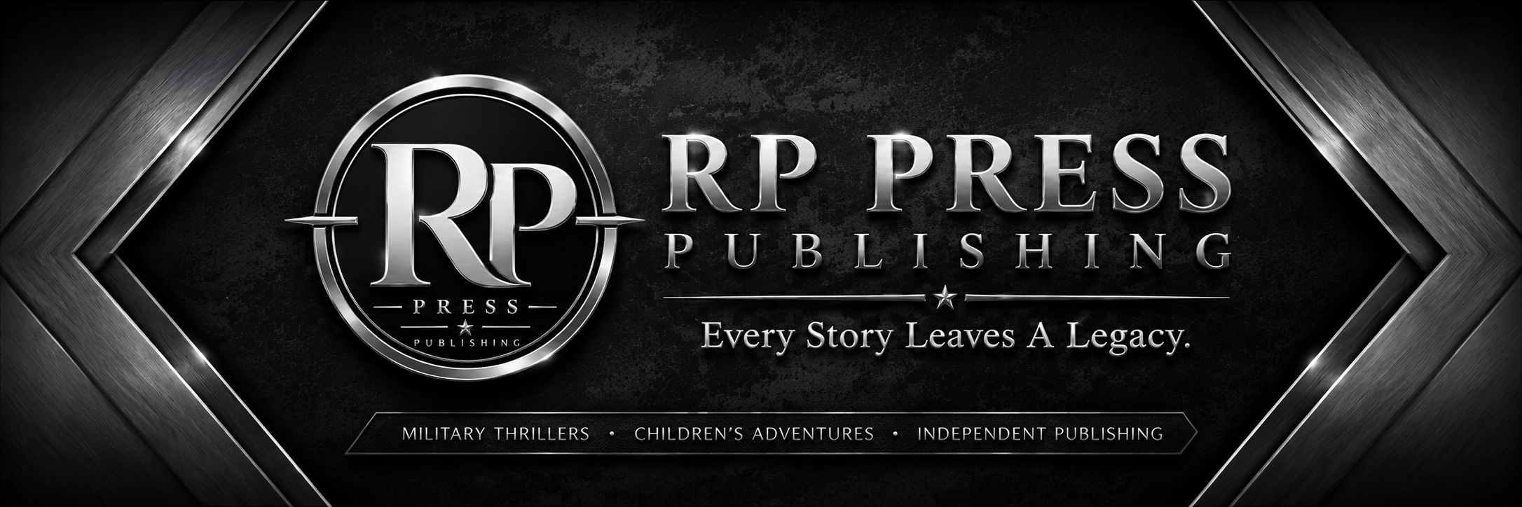 RP Press Publishing — Every Story Leaves A Legacy. Military thrillers, children's adventures, independent publishing.